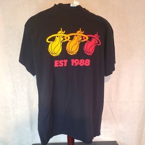 Miami Heat Planet Fitness Official Game Day Souvenir Tshirt US Men's Size Large